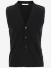Oliver Lattughi Cashmere Vest In Black
