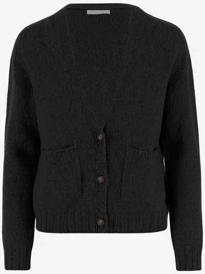 Oliver Lattughi Cashmere Cardigan In Black