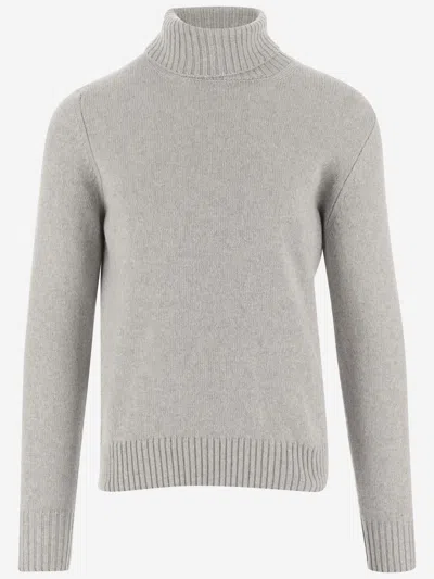 Oliver Lattughi Cashmere Pullover In Grey