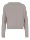 Oliver Lattughi Grey Wool Sweater In Gray