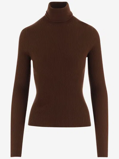 Oliver Lattughi Cashmere Sweater In Brown