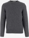 Oliver Lattughi Crew-neck Cashmere Sweater In Gray