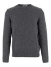 Oliver Lattughi Crew-neck Cashmere Sweater In Gray