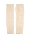 Oliver Lattughi Fingerless Gloves In Neutral