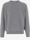 Oliver Lattughi Grey Roundneck Pullover In Gray