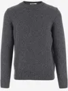 Oliver Lattughi Crew-neck Cashmere Sweater In Gray