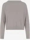 Oliver Lattughi Grey Wool Sweater In Gray