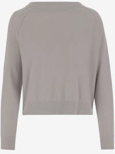 Oliver Lattughi Grey Wool Sweater In Gray