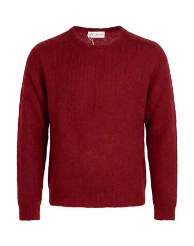 Oliver Lattughi Man Sweater Brick Size 44 Alpaca Wool, Polyamide, Virgin Wool In Red