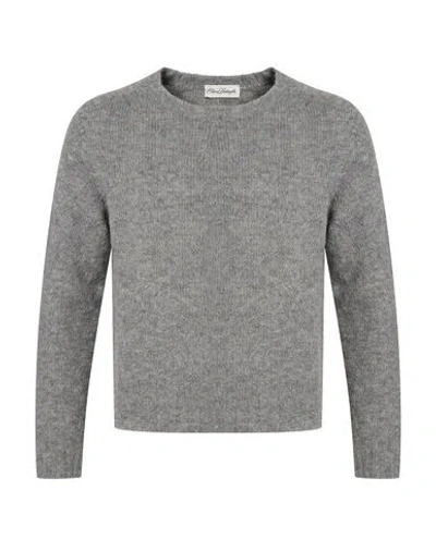 Oliver Lattughi Man Sweater Light Grey Size 38 Alpaca Wool, Polyamide, Virgin Wool In Gray