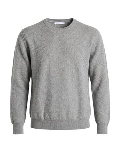 Oliver Lattughi Man Sweater Light Grey Size L Cashmere In Gray