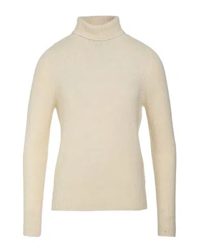 Oliver Lattughi Man Turtleneck Ivory Size L Baby Alpaca Wool, Polyamide, Wool In Neutral