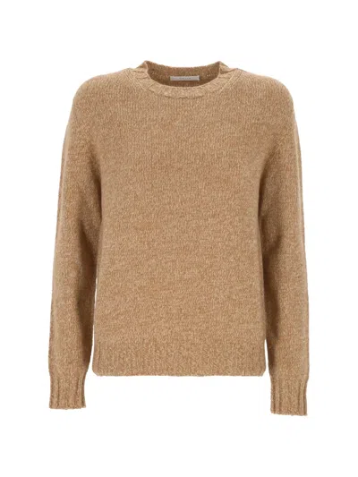 Oliver Lattughi Ribbed-knit Cashmere Sweater In Neutral