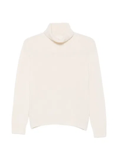 Oliver Lattughi Ribbed-knit Roll-neck Sweater In Neutral