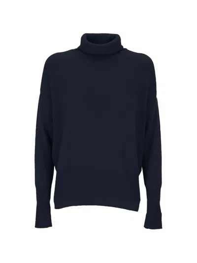 Oliver Lattughi Roll-neck Cashmere Sweater In Blue