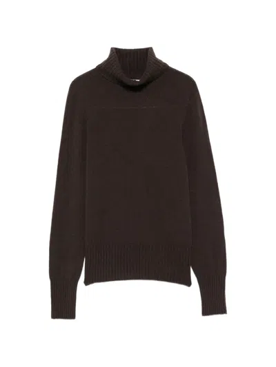 Oliver Lattughi Roll-neck Sweater In Brown