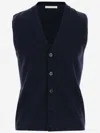 Oliver Lattughi Cashmere Vest In Royal Blue