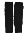 Oliver Lattughi Silk Gloves In Black