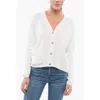 Oliver Lattughi V-neck Cotton Over Cardigan With Breast Pocket