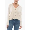 Oliver Lattughi V-neck Cotton Over Cardigan With Breast Pocket