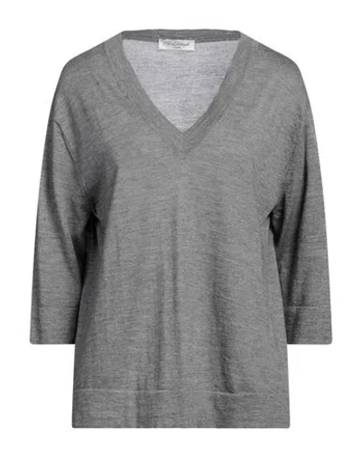 Oliver Lattughi Woman Sweater Grey Size 6 Cashmere, Silk