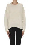 Oliver Lattughi Woven Knit Pullover With Lurex In Neutral