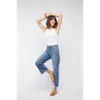 OLIVER LOGAN OLIVER LOGAN ABERDEEN HIGH RISE WIDE LEG CROP VINTAGE WORN