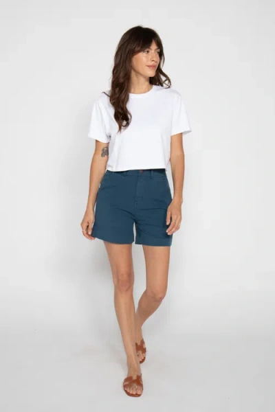 Oliver Logan Canyon Short High Rise Majolica Blue