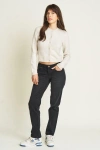 Oliver Logan Chester Jeans Low Rise Slim Straight In Washed Black