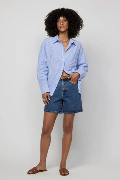 Oliver Logan Emmerson High Rise Long Shorts Medium Worn
