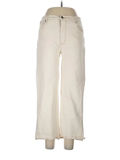 Pre-owned Oliver Logan Jeans In Ivory