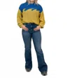 Oliver Logan Russell Flare Leg Jeans In Blue In Blue