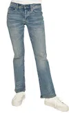 Oliver Logan Stanley Mid Rise Bootcut Jean In 4 Year Vintage In Blue