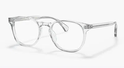 Pre-owned Oliver Peoples 0ov 5298u Finley Esq 1101 Crystal Unisex Eyeglasses In Clear