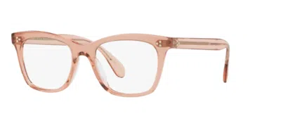 Pre-owned Oliver Peoples 0ov 5375f Penney 1639 Washed Rose Pink Eyeglasses In Clear