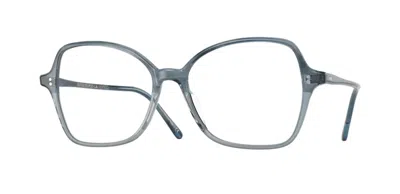 Pre-owned Oliver Peoples 0ov 5447u Willetta 1702 Dusk Blue Vsb Women Eyeglasses In Clear