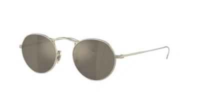 Pre-owned Oliver Peoples 0ov1220s-47503539 Phantos Gold In Gray