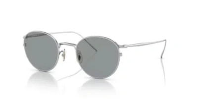Pre-owned Oliver Peoples 0ov1311st-485036r5 Phantos Silver In Blue