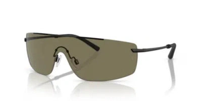 Pre-owned Oliver Peoples 0ov1344s-3850622 Irregular Black In Green