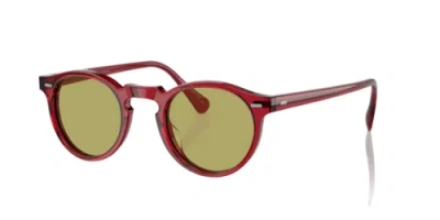 Pre-owned Oliver Peoples 0ov5217s-5017644c Phantos Red In Green
