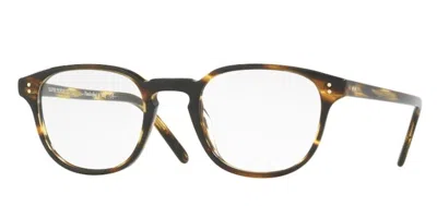 Pre-owned Oliver Peoples 0ov5219 Fairmont 1003 Cocobolo Men's Eyeglasses In Clear