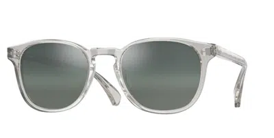 Pre-owned Oliver Peoples 0ov5298su Finley Esq. Sun 166941 Black Diamond 53mm Sunglasses In Steal