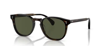 Pre-owned Oliver Peoples 0ov5298su Finley Esq. Sun (u) 167752 53mm Bark/grey Sunglasses In Gray