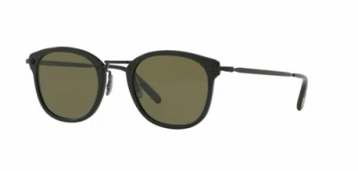 Pre-owned Oliver Peoples 0ov5350s Op-506 Sun 146552 Semi Matte Black Sunglasses In G15