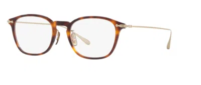 Pre-owned Oliver Peoples 0ov5371d Winnett 1007 Dark Mahogany 51mm Men's Eyeglasses In Clear