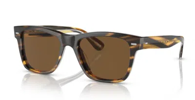 Pre-owned Oliver Peoples 0ov5393su 100357 Cocobolo Brown Polarized 54mm Men's Sunglasses