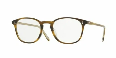 Pre-owned Oliver Peoples 0ov5397u 1318 Finley Vintage Semi Matte Moss Eyeglasses In Clear