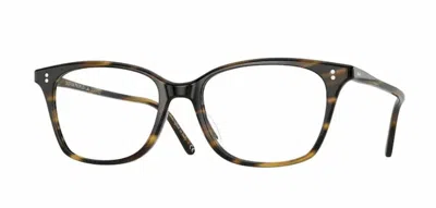 Pre-owned Oliver Peoples 0ov5438u Addilyn 1003 Cocobolo Women's Eyeglasses In Clear