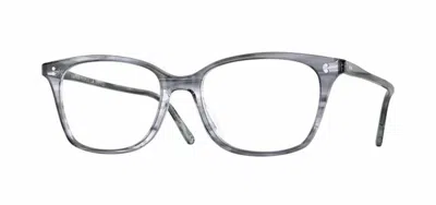 Pre-owned Oliver Peoples 0ov5438u Addilyn 1688 Navy Smoke Eyeglasses In Clear