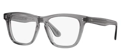 Pre-owned Oliver Peoples 0ov5449u Lynes 1132 Workman Grey Squared Men's Eyeglasses In Clear